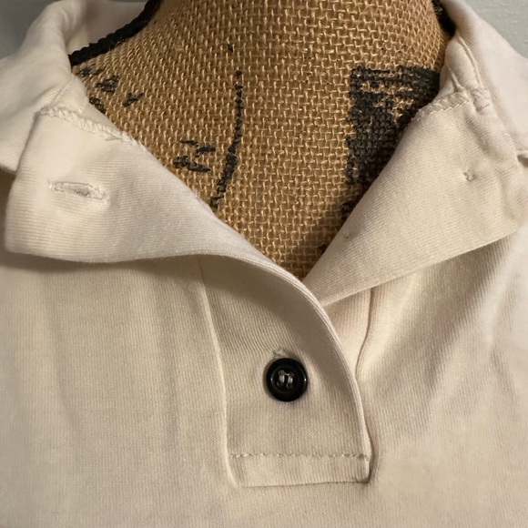 Zara Cropped Long Sleeve Black And White Strip Collar Shirt M - Picture 3 of 7